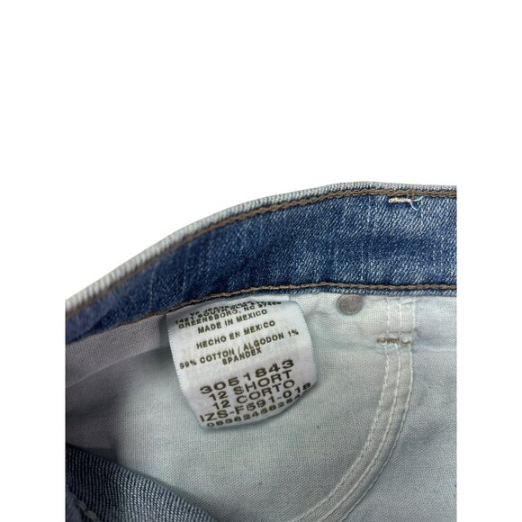 Lee Relaxed Straight Leg Jeans 12 Short At The Waist Stretch Fabric New - Picture 5 of 5